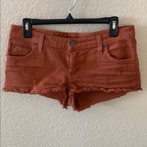 LF CARMAR Distress cutoff shorts
